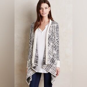 Anthropologie Tiny Mazarine Jacquard Cardigan Small